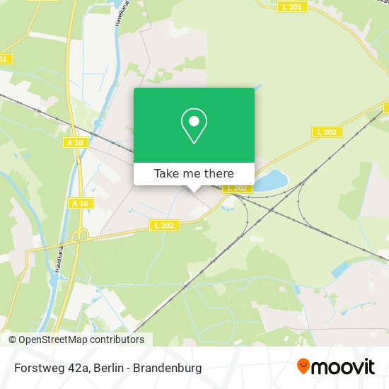 Forstweg 42a map
