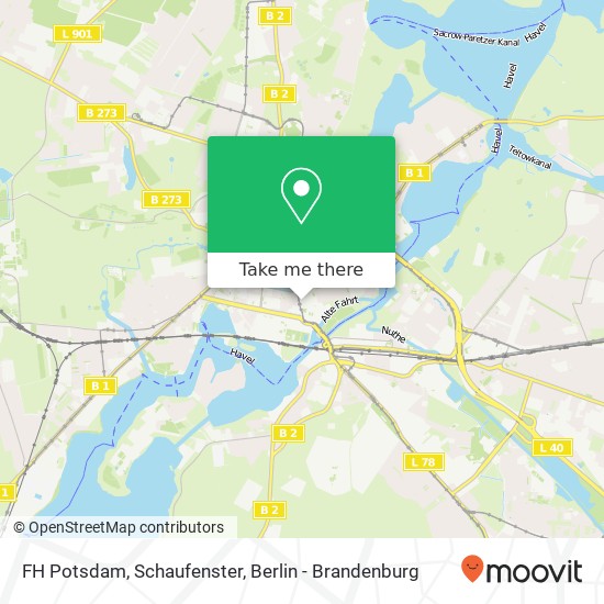 FH Potsdam, Schaufenster map