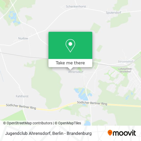 Jugendclub Ahrensdorf map