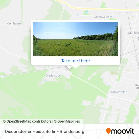 Diedersdorfer Heide map