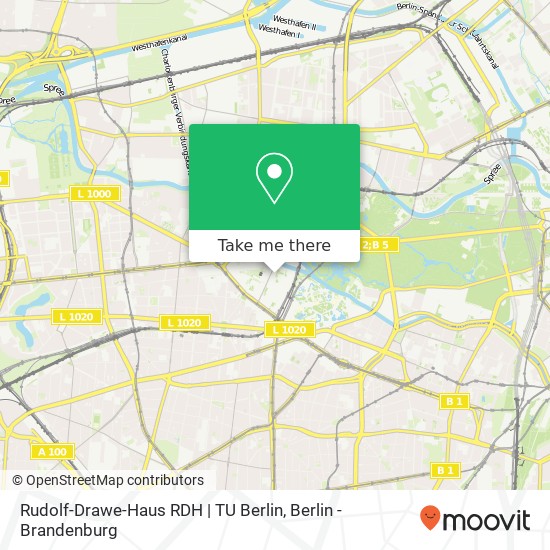 Rudolf-Drawe-Haus RDH | TU Berlin map