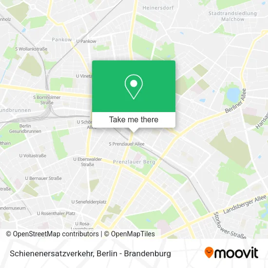 Schienenersatzverkehr map