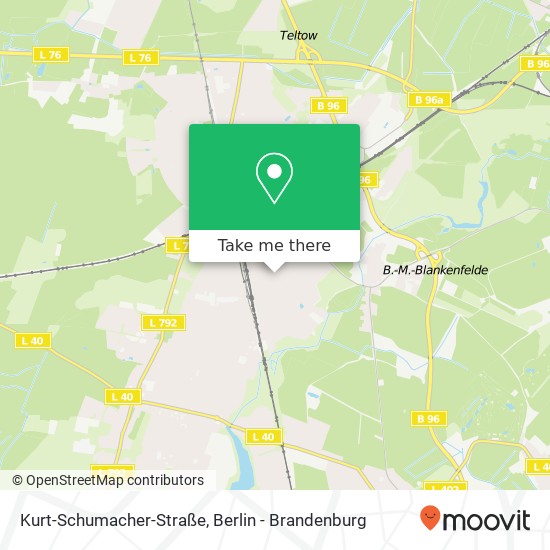 Карта Kurt-Schumacher-Straße
