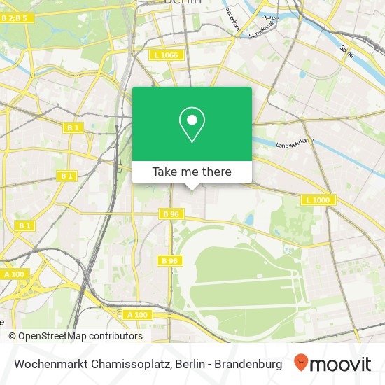 Карта Wochenmarkt Chamissoplatz