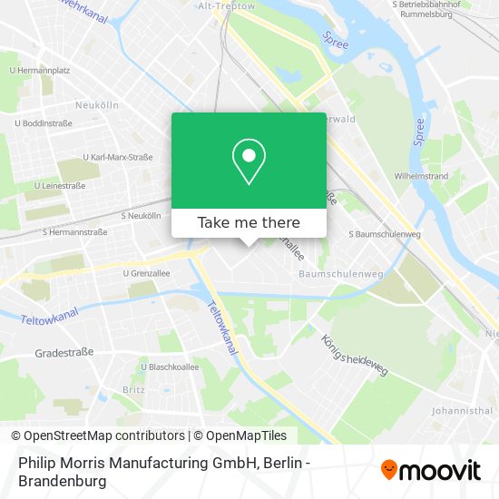 Philip Morris Manufacturing GmbH map