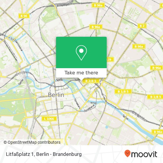 Litfaßplatz 1 map