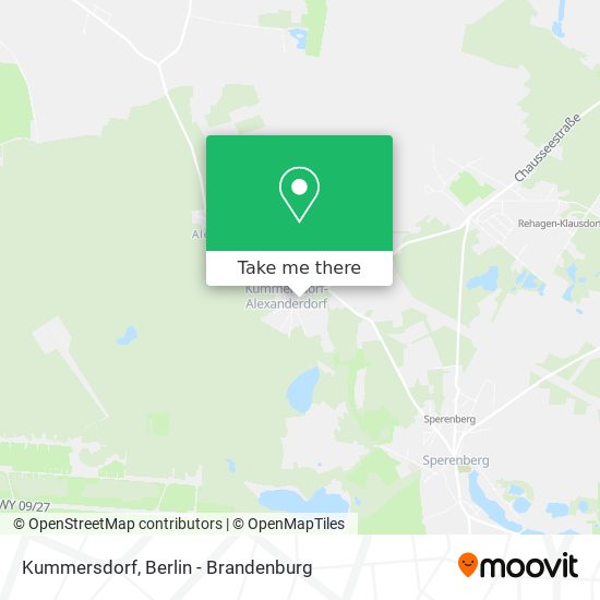 Kummersdorf map