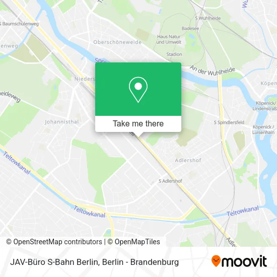 Карта JAV-Büro S-Bahn Berlin