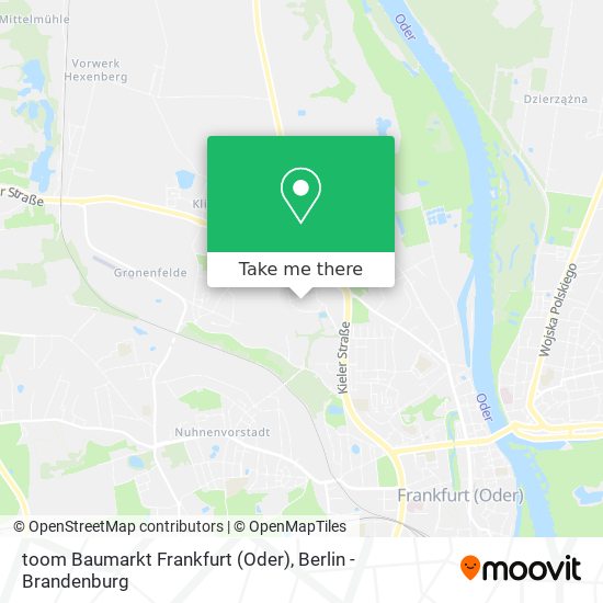 toom Baumarkt Frankfurt (Oder) map