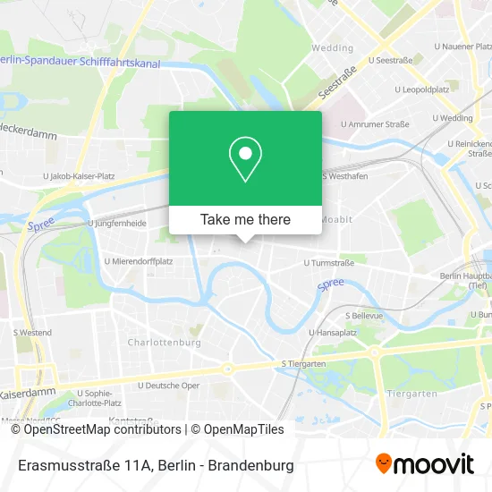 Карта Erasmusstraße 11A