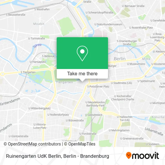 Карта Ruinengarten UdK Berlin