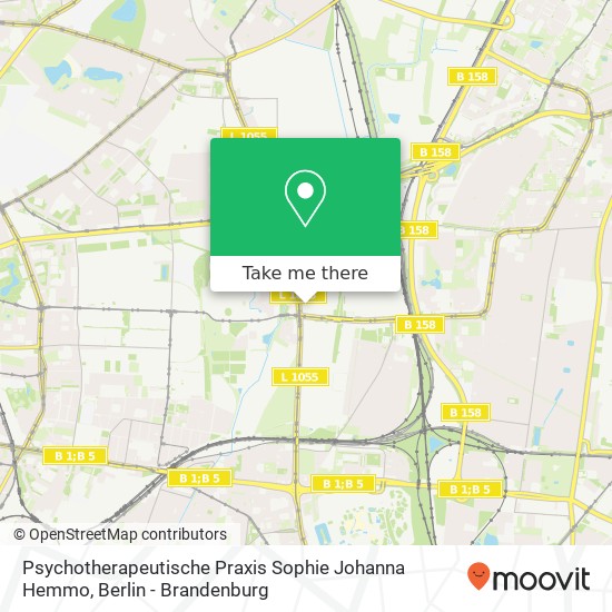 Psychotherapeutische Praxis Sophie Johanna Hemmo map