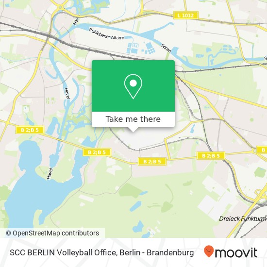 SCC BERLIN Volleyball Office map