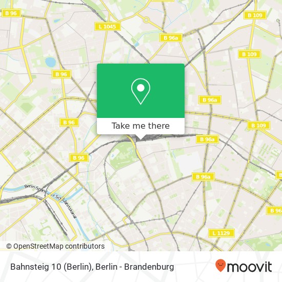 Bahnsteig 10 (Berlin) map