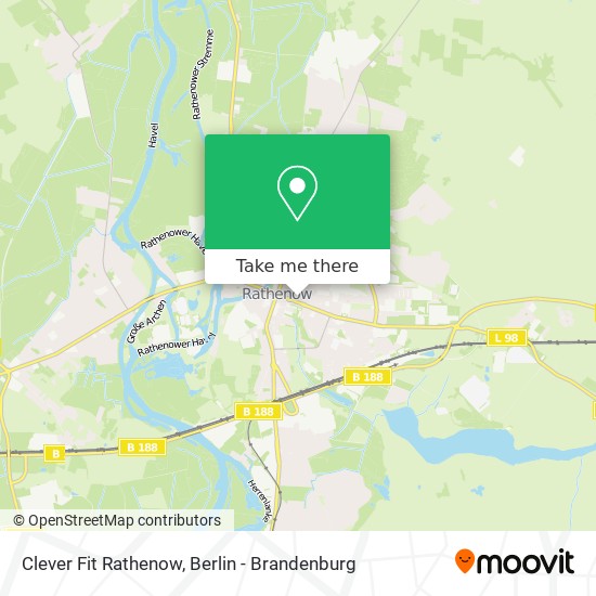 Clever Fit Rathenow map