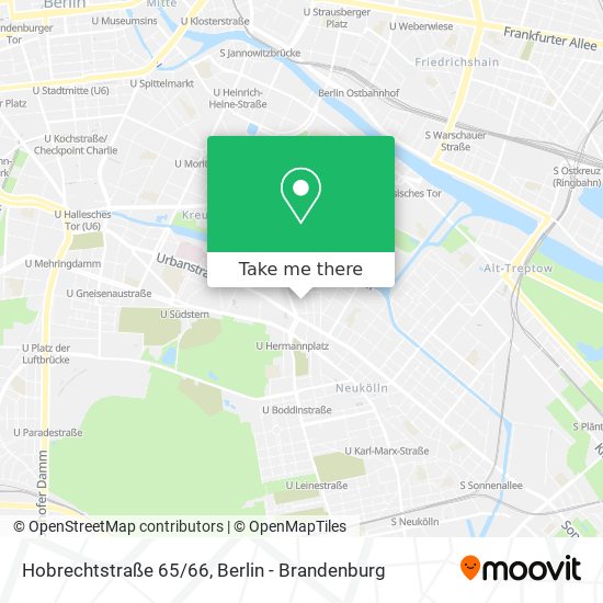 Карта Hobrechtstraße 65/66