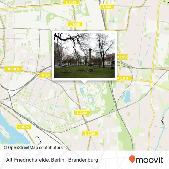 Карта Alt-Friedrichsfelde, Friedrichsfelde, 10315 Berlin
