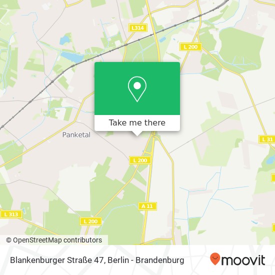 Blankenburger Straße 47, Zepernick, 16341 Panketal map