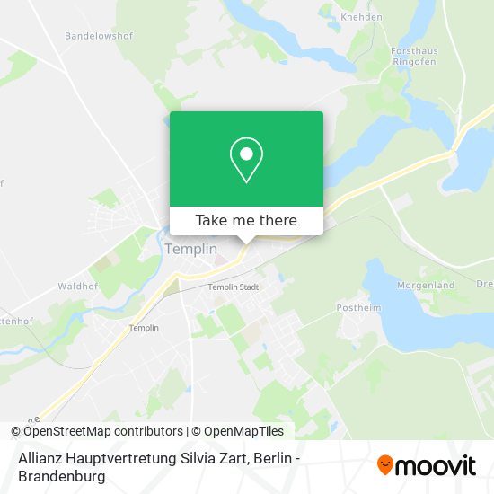 Allianz Hauptvertretung Silvia Zart map