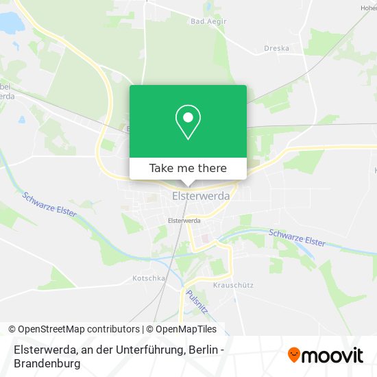 Elsterwerda, an der Unterführung map