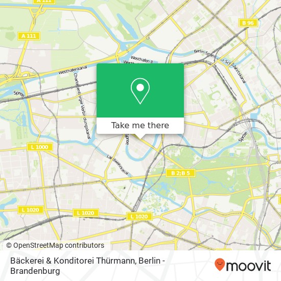 Bäckerei & Konditorei Thürmann, Levetzowstraße 10 map