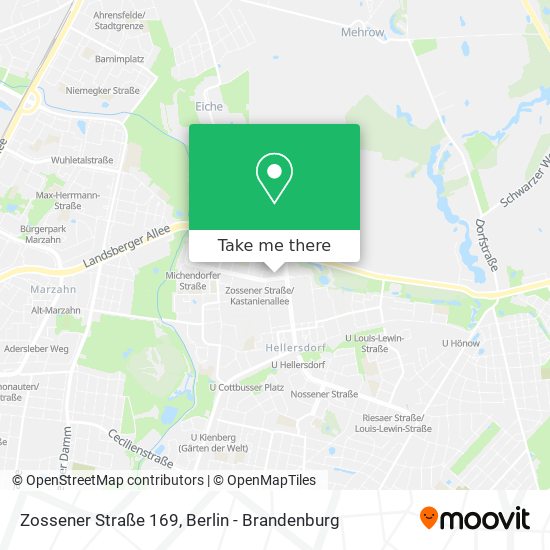 Карта Zossener Straße 169