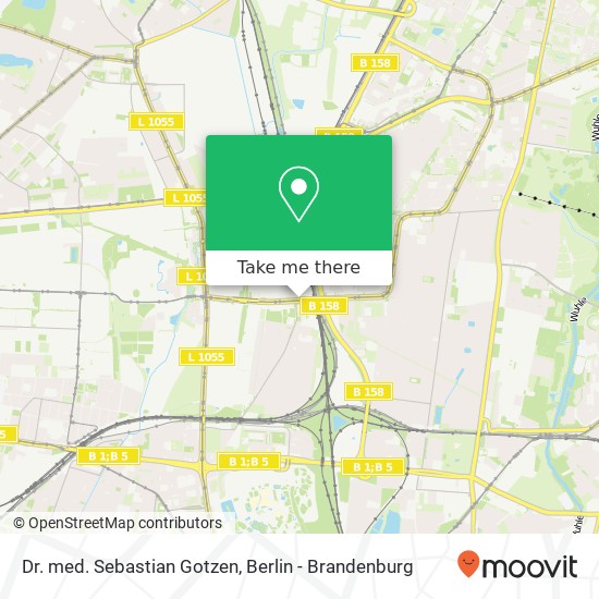 Dr. med. Sebastian Gotzen, Allee der Kosmonauten 47 map