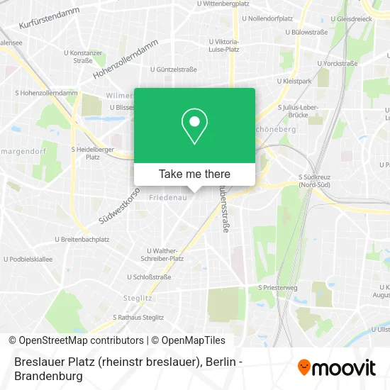 Карта Breslauer Platz (rheinstr breslauer)