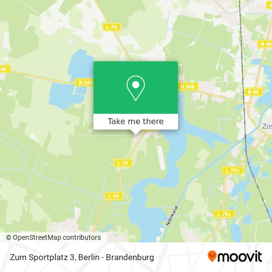 Zum Sportplatz 3 map