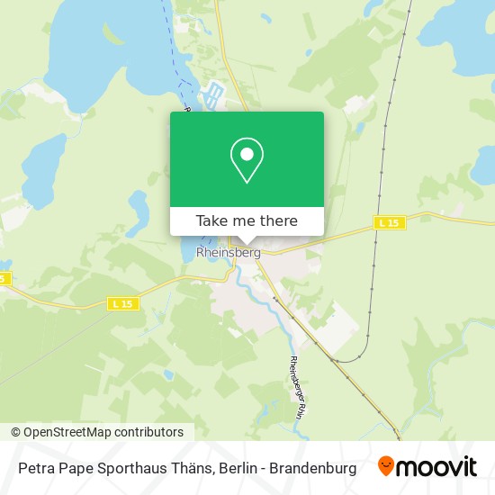 Petra Pape Sporthaus Thäns map