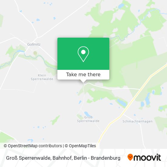 Groß Sperrenwalde, Bahnhof map