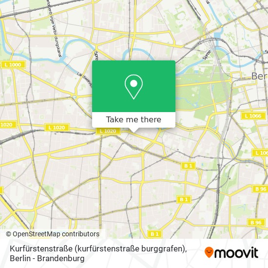 Kurfürstenstraße (kurfürstenstraße burggrafen) map