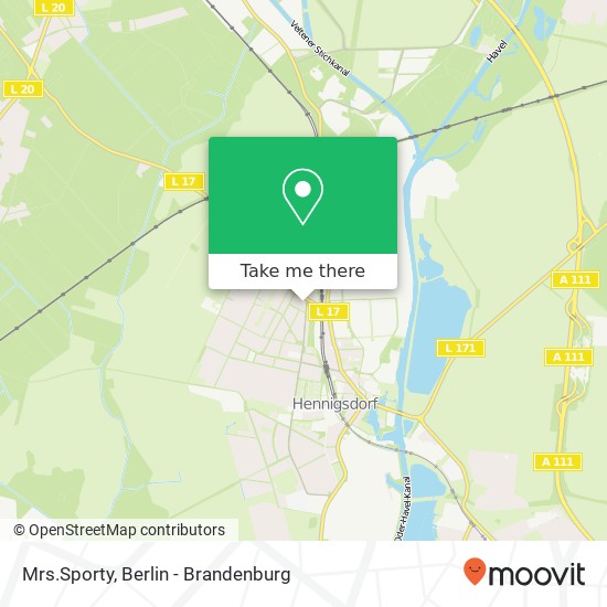 Mrs.Sporty, Fontanestraße 34 map