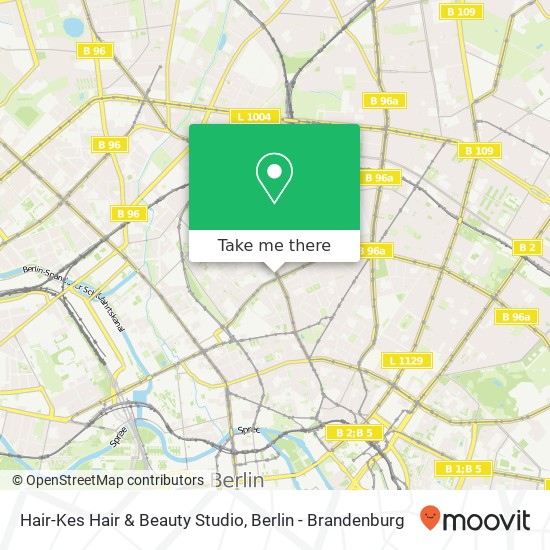 Hair-Kes Hair & Beauty Studio, Brunnenstraße map