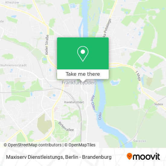 Maxiserv Dienstleistungs map