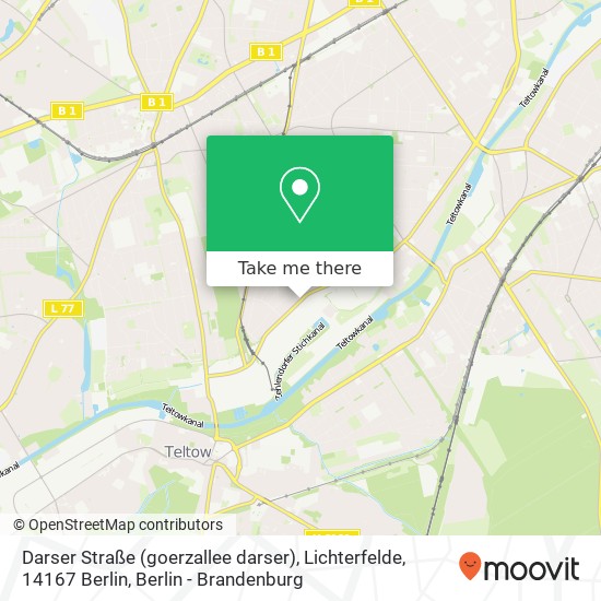 Darser Straße (goerzallee darser), Lichterfelde, 14167 Berlin map