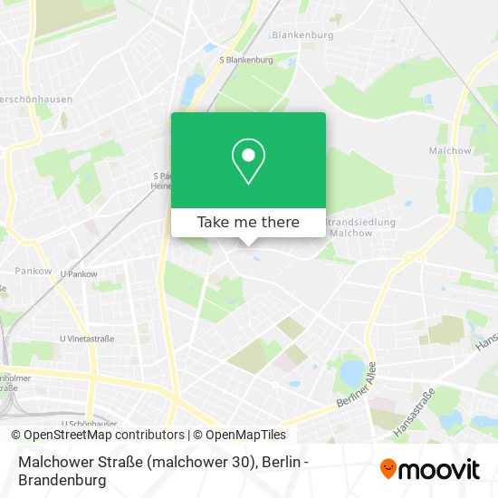 Карта Malchower Straße (malchower 30)