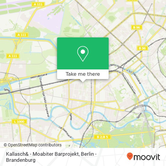 Карта Kallasch& - Moabiter Barprojekt