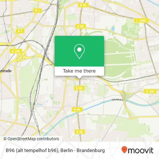 B96 (alt tempelhof b96), Tempelhof, 12099 Berlin map