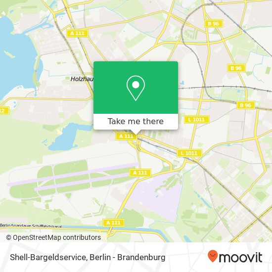 Карта Shell-Bargeldservice, Scharnweberstraße 81