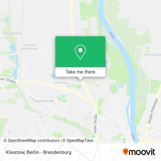 Карта Kliestow