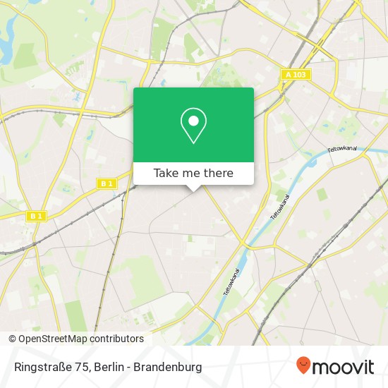 Ringstraße 75, Lichterfelde, 12205 Berlin map