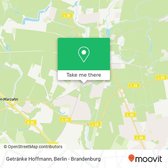 Карта Getränke Hoffmann, Berliner Allee 37D