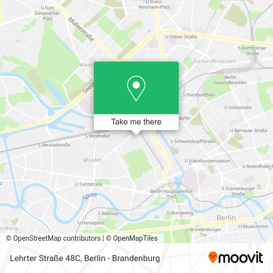 Карта Lehrter Straße 48C