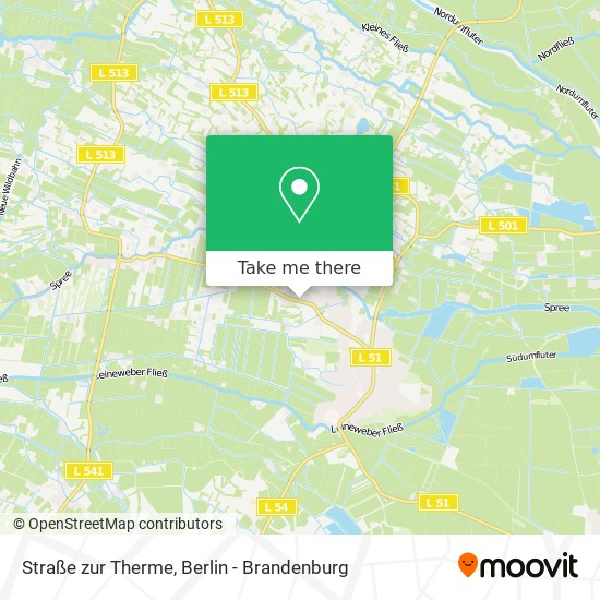 Карта Straße zur Therme