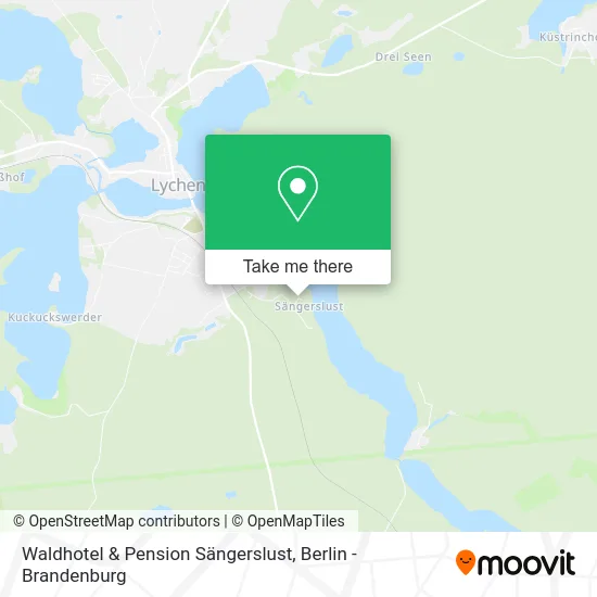 Карта Waldhotel & Pension Sängerslust