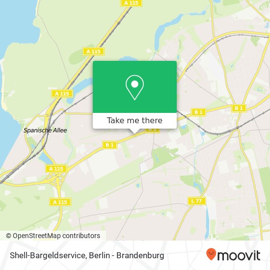 Shell-Bargeldservice, Potsdamer Chaussee 24 map