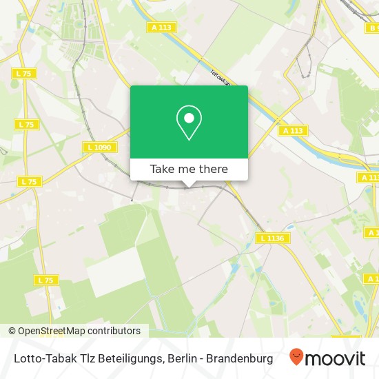 Lotto-Tabak Tlz Beteiligungs map