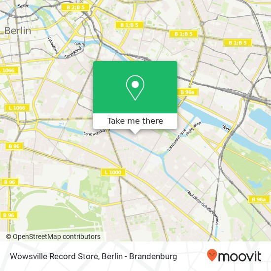 Карта Wowsville Record Store, Ohlauer Straße 33