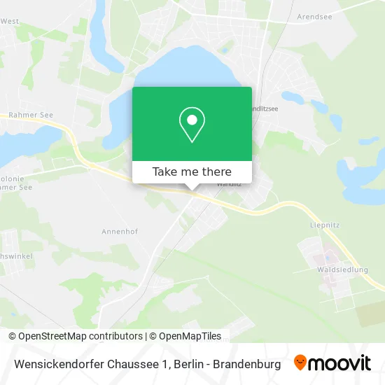 Wensickendorfer Chaussee 1 map